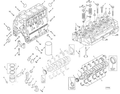 Cummins 4BT engine parts Catalogue