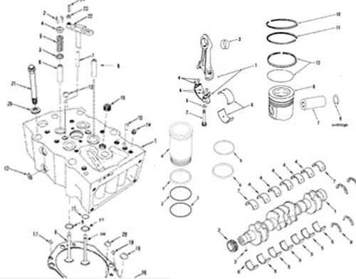 CUMMINS-kta19-Drawing